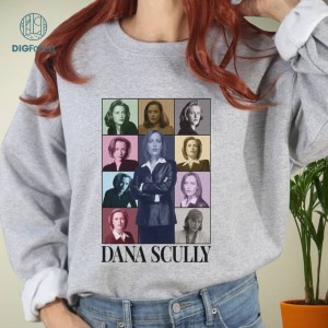 Dana Scully The X-Files PNG, 90s Retro Style T-Shirt, Horror Movie, My X-Files, The X-Files Shirt, Mulder And Scully, Sublimation Designs