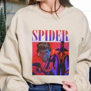 Vintage Spider 2099 Png File, Spider-Man Across The Spider-Verse Png, Miguel Ohara Png, Spider-Man Sublimation, Spider-Man Digital Download