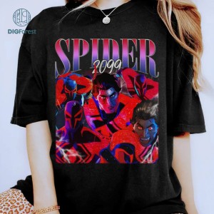 Spider 2099 Png File, Spider-Man Across The Spider-Verse Png, Miguel Ohara Png, Spider-Man Sublimation Png, Spider Man Digital Download