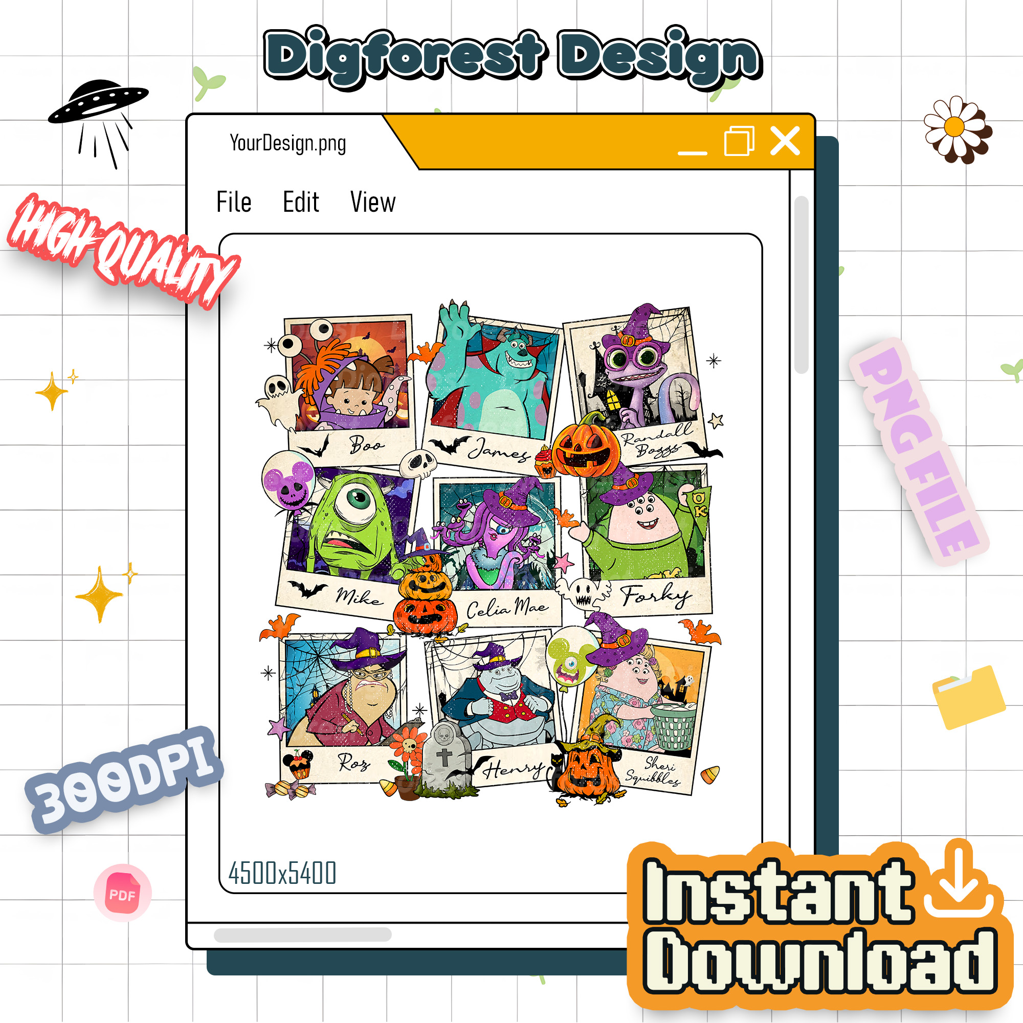 Monsters Inc Halloween PNG, Boo Mike Sully Costume Shirt, Halloween Party Design, Monsters T-Shirt Monsters Inc Halloween PNG, Boo Mike Sully Costume Shirt, Halloween Party Design, Monsters T-Shirt