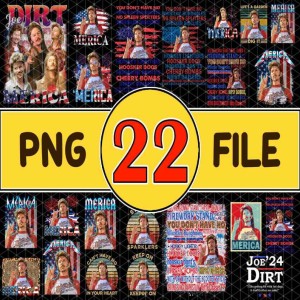 Joe Dirt Merica PNG File | Fourth of July png file | July 4th Red White and Blue | Independence Day Joe Dirt PNG Digital Download