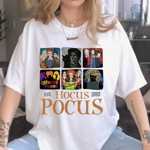 Hocus Pocus Halloween Png | Witch Sisters Halloween Png | It's Just A Bunch Of Hocus Pocus Shirt | Halloween Sanderson Sisters Png Salem Png
