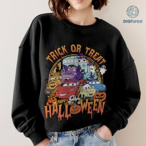 Disney Cars Halloween Png, Disneyland Trick Or Treat Png, Halloween Masquerade Png, Disneyland Halloween Party Png, Instant Download