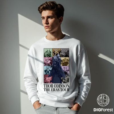 Vintage Thor Odinson Eras Tour Shirt | Thor Love and Thunder PNG | Avengers Thor Shirt | Superhero Digital Download