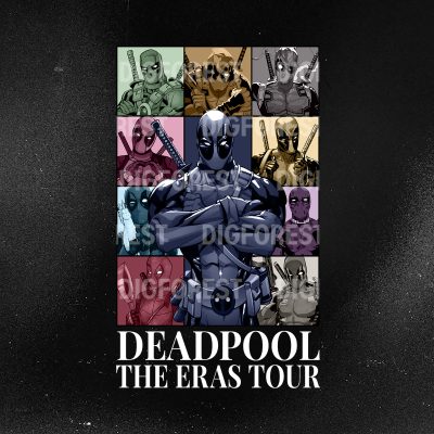 Vintage Deadpool Eras Tour Style Shirt | Vintage Deadpool Png | Wade Wilson Deadpool Xmen Shirt | Superhero Digital Download