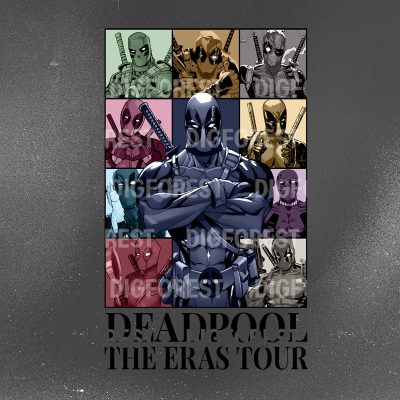 Vintage Deadpool Eras Tour Style Shirt | Vintage Deadpool Png | Wade Wilson Deadpool Xmen Shirt | Superhero Digital Download