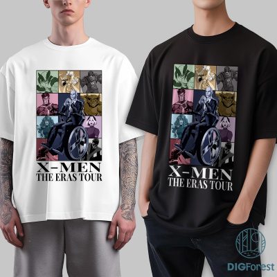 Vintage X-Men Eras Tour Shirt | Wolverine Jean Grey Professor X Nightcrawler Beast Png | Xmen Shirt | Superhero Digital Download
