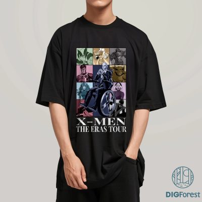 Vintage X-Men Eras Tour Shirt | Wolverine Jean Grey Professor X Nightcrawler Beast Png | Xmen Shirt | Superhero Digital Download