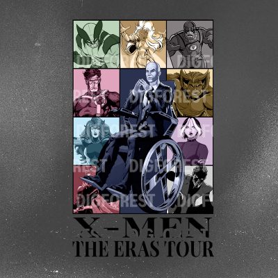 Vintage X-Men Eras Tour Shirt | Wolverine Jean Grey Professor X Nightcrawler Beast Png | Xmen Shirt | Superhero Digital Download