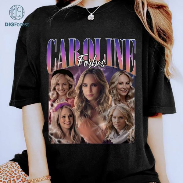 Caroline Forbes Shirt | Vintage Caroline Forbes Png | Caroline Forbes Homage Shirt | Vampire Diaries Png | Digital Download