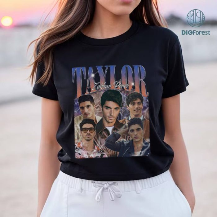 Taylor Zakhar Perez Vintage 90's Png, Taylor Zakhar Perez Graphic Shirt, Taylor Zakhar Shirt, Book Lovers Gift, LGBTQ Gift, Instant Download