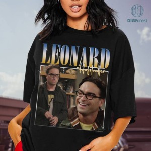 Vintage Leonard Hofstadter Png | Leonard Hofstadter Png | Leonard Hofstadter Homage Shirt | The Big Bang Theory | Digital Download