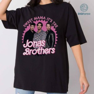 Sweet Mama It's The JB Shirt Design, Vintage Jonas Brothers Instant Download, I Love Hot Dads, Joe Jonas PNG Download, Jonas Brother Merch