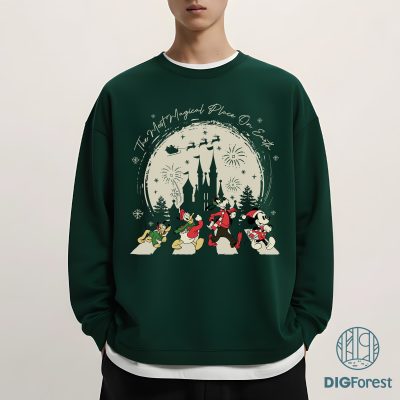 Disney Mickey and Friends Christmas PNG - Magical Place Christmas Design, Disneyland Holiday PNGDisney Mickey and Friends Christmas PNG - Magical Place Christmas Design, Disneyland Holiday PNG