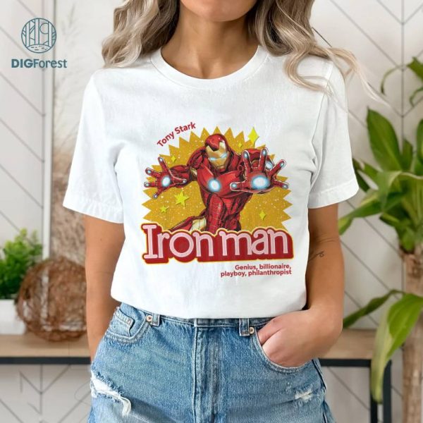 Iron Man Png, Ironman Vintage Shirt,Tony Stark Png, Avengers Superhero Png, Matching Avengers Png, Disneyland Avengers Png, Sublimation Designs