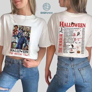Universal Studios Halloween Horror Nights 2023 Shirt | Instant Download | Horror Halloween Characters Png | Horror Characters PNG | Halloween PNG