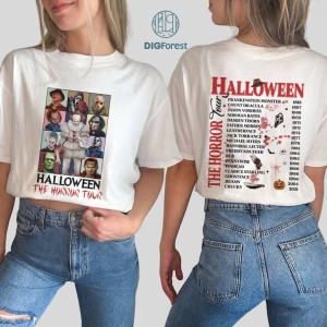 Universal Studios Halloween Horror Nights 2023 | Instant Download | Horror Halloween Characters Png | Horror Characters PNG | Halloween Shirt