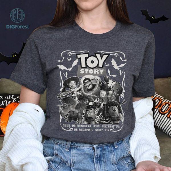Disney Retro Toy Story Halloween Png, Vintage Toy Story Character Png, Disneyland Halloween Shirt, Halloween Matching, Spooky Season, Digital File