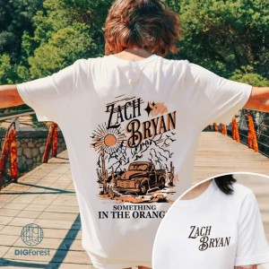 Something In The Orange Png, Country Music Shirt, Zach Bryan Tee, Zach Bryan Fan Png, Western Country Shirt, Country Girl Digital Download