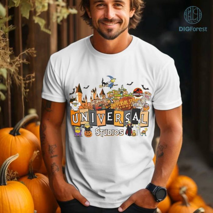 Universal Studios Halloween 2023 Png, Universal Halloween Shirt, Halloween Horror Nights Universal Studios Png, Family Halloween Digital Download