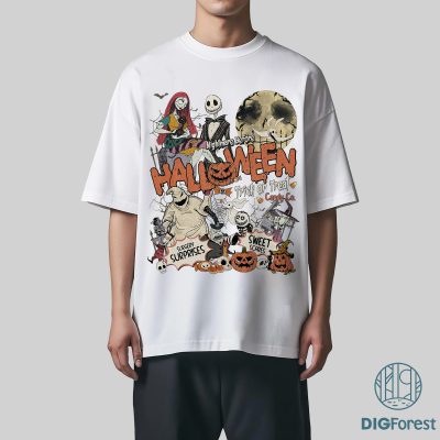 Nightmare Before Christmas Halloween PNG – Jack & Sally, Oogie Boogie Bash Shirt, Disneyland Halloween Digital File