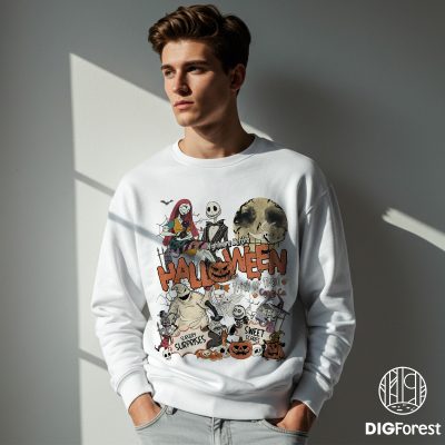 Nightmare Before Christmas Halloween PNG – Jack & Sally, Oogie Boogie Bash Shirt, Disneyland Halloween