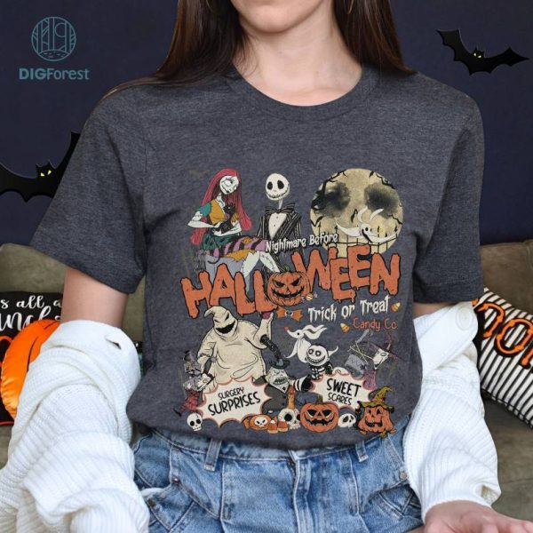 Nightmare Before Christmas Halloween Png, Jack and Sally Halloween Png, Oogie Boogie Bash Shirt, Disneyland Halloween Png, Digital File