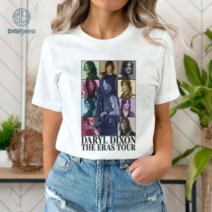 Daryl Dixon Eras Tour Png, Daryl Dixon Vintage Shirt, The Walking Dead Homage TV Shirt, Graphic Tees For Women Trendy Digital Download