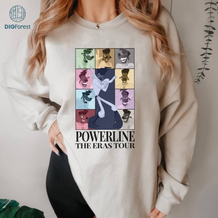 Disney Goofy Powerline Eras Tour Png, A Goofy Movie Powerline Vintage T Shirt, Powerline World Tour Shirt, Disneyland Shirt, Walt Disneyworld