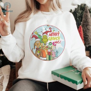 Retro Merry Grinchmas Png, Grinchmas Christmas Shirt, Grinchmas Characters Png, Xmas 2023, Christmas Gifts, Sublimation Designs