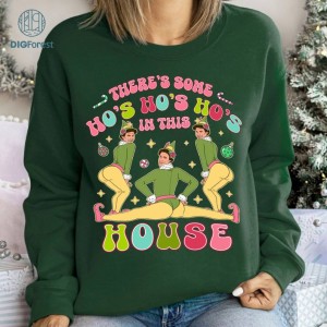 Buddy Elf There Some Ho Ho in This House Png, Buddy The Elf Christmas Shirt, Elf Christmas Png, Christmas Movie Png, Xmas Gifts, Digital Download