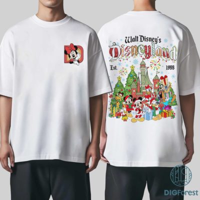 Mickey & Friends Disneyland Christmas PNG – Mickey Minnie Xmas PNG, Very Merry Magic Kingdom Design Mickey & Friends Disneyland Christmas PNG – Mickey Minnie Xmas PNG, Very Merry Magic Kingdom Design