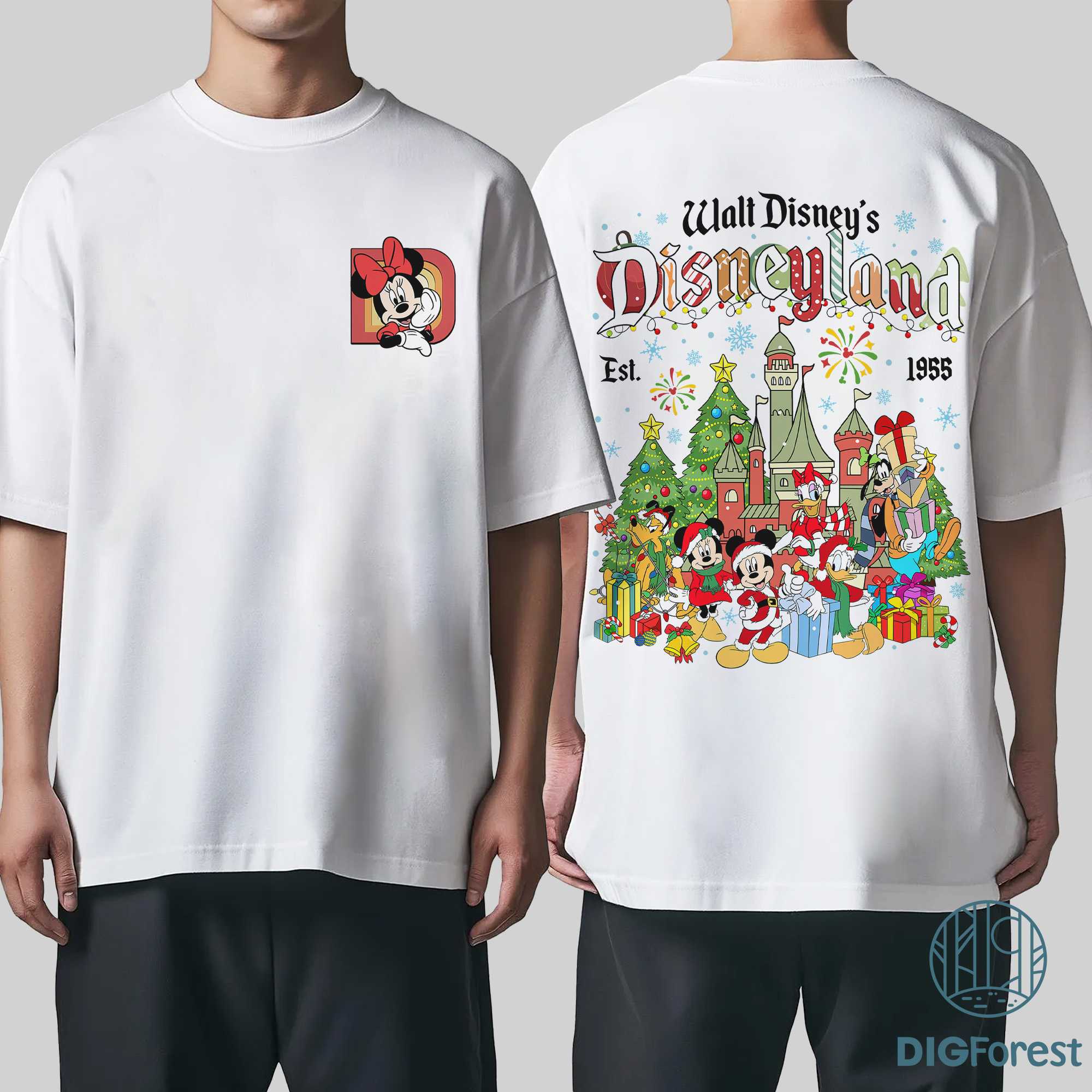 Mickey & Friends Disneyland Christmas PNG – Mickey Minnie Xmas PNG, Very Merry Magic Kingdom Design Mickey & Friends Disneyland Christmas PNG – Mickey Minnie Xmas PNG, Very Merry Magic Kingdom Design