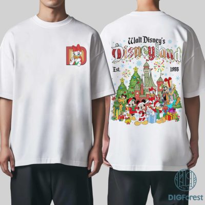 Disney Mickey & Friends Disneyland Christmas PNG – Mickey & Minnie Xmas Shirt, Very Merry Magic Kingdom Design