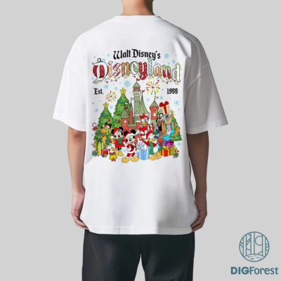Disney Mickey & Friends Disneyland Christmas PNG – Mickey & Minnie Xmas Shirt, Very Merry Magic Kingdom Design