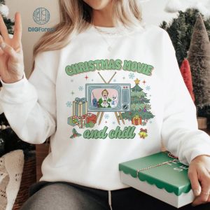 Elf Christmas Movie and Chill Png | William Buddy Hobbs Christmas Movie Png | Buddy the Elf Family Christmas Shirt | Digital Download