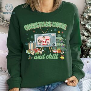 National Lampool Christmas Vacation Movie and Chill Png | Clark Griswold Cousin Eddie Christmas Shirt Family Christmas Party | Digital Download