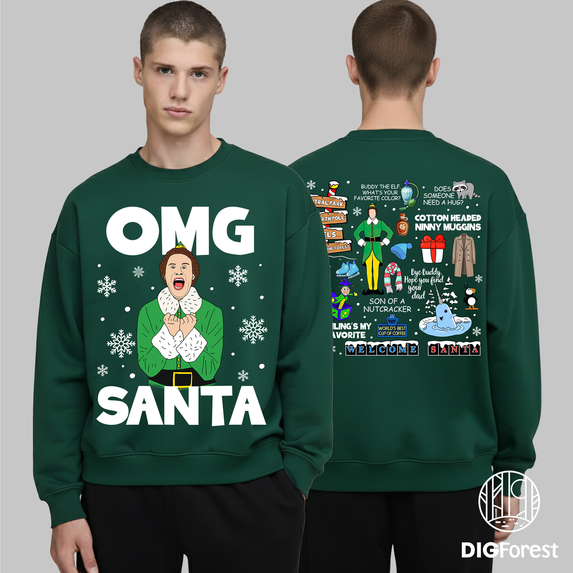 Buddy the Elf Vintage Quotes Christmas Light PNG – Classic 90s Movie, Disneyland Family Trip Gift Buddy the Elf Vintage Quotes Christmas Light PNG – Classic 90s Movie, Disneyland Family Trip Gift