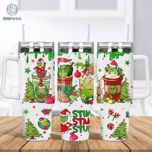 Christmas 40oz Tumbler Wrap Png, Merry Christmas 2 pieces 40 oz Tumbler Png, Cartoon Christmas Tumbler 40oz Png, Sublimation Designs