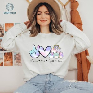 Peace Love Squishmallow Png, Squishmallow Birthday Shirt, Squish Girl Png, Squishmallow Princess Png, Gift For Squishmallow Lover, Digital Download
