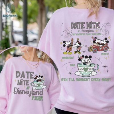 Disneyland California Adventure Png, Vintage Disneyland Shirt, Disney Trip 2023 Png, Disneyland Family Png, Date Nite at Disneyland Park