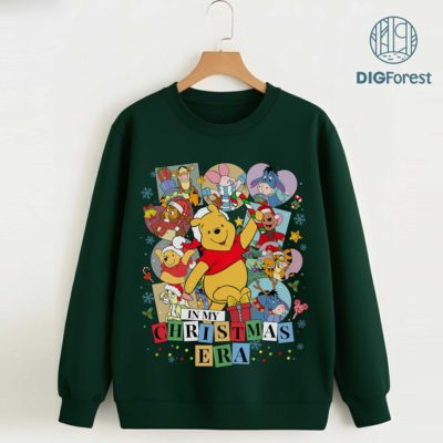 Disney Pooh Bear In My Christmas Era PNG – Pooh & Friends Xmas Shirt, Disneyland Party 2025, Eras Tour Design Disney Pooh Bear In My Christmas Era PNG – Pooh & Friends Xmas Shirt, Disneyland Party 2025, Eras Tour Design