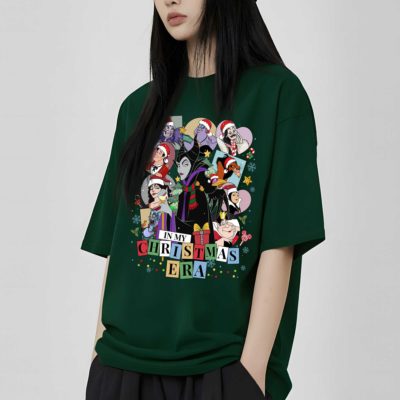 Disney Maleficent Christmas Era PNG – Retro Villain PNG, Sleeping Beauty Disneyland Family Trip 2025 Design