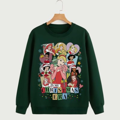 Disney Cinderella In My Christmas Era PNG – Disneyland Princess Xmas PNG, Disneyworld Group Christmas PNG