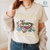 Vintage Disney Mickey And Friend Christmas Png | Mickey Minnie Hoolly Jolly Christmas Png | Mickey Verry Mery Christmas Shirt | Digital Download