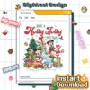 Disney Mickey's Very Merry Christmas Party PNG – Santa Mickey & Minnie Xmas, Holly Jolly Disneyland Vacation Design