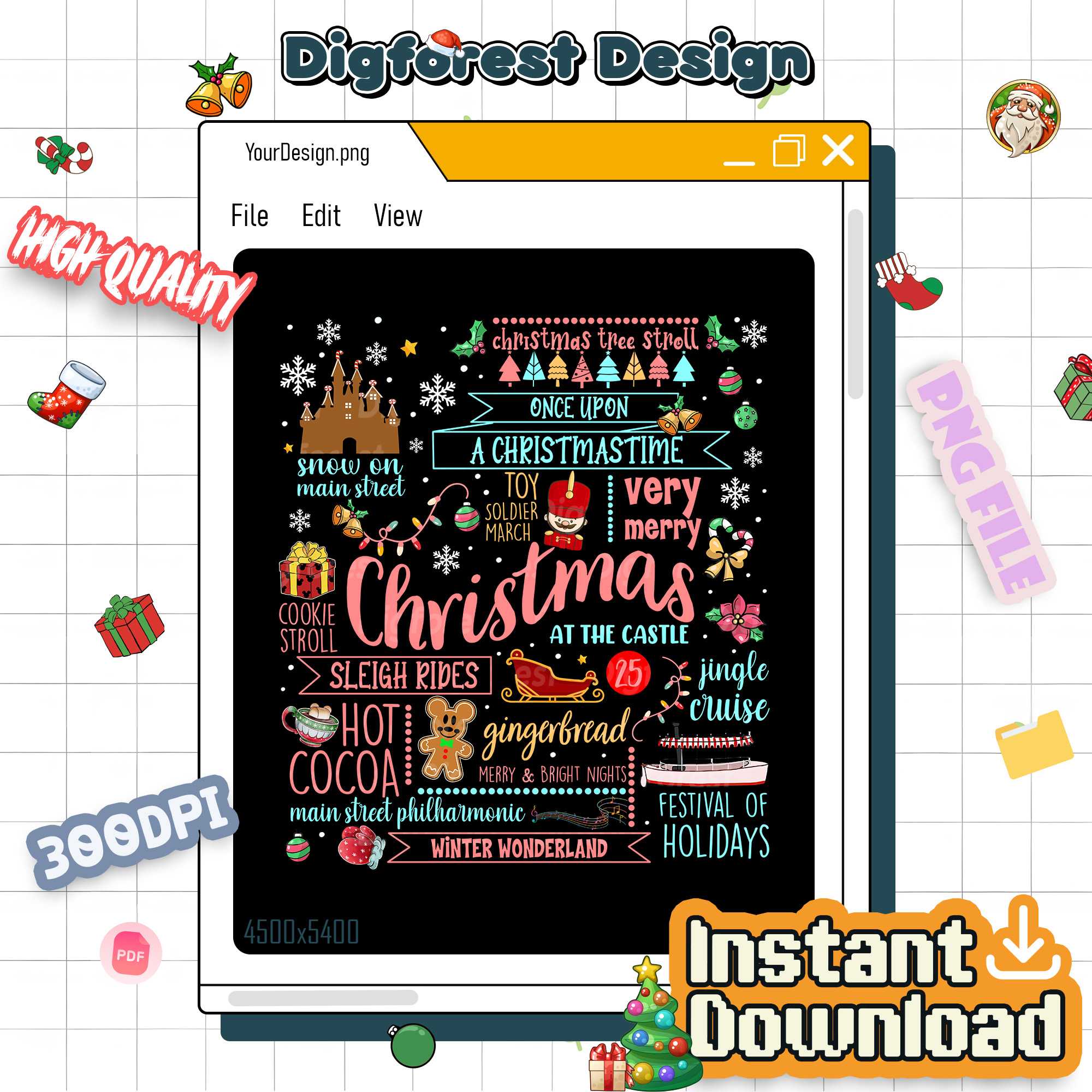 Gingerbread & Xmas Movies Christmas PNG – Disney Mickey’s Very Merry Sublimation Design, Disneyland 2025 PNG Gingerbread & Xmas Movies Christmas PNG – Disney Mickey’s Very Merry Sublimation Design, Disneyland 2025 PNG
