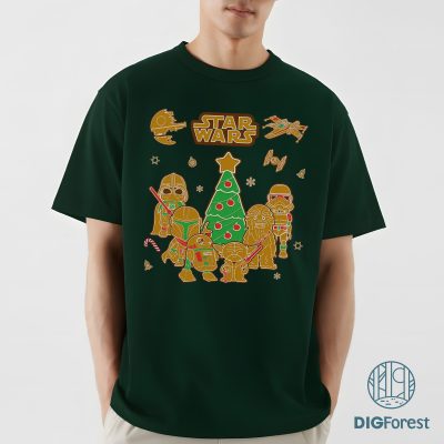 Darth Vader Ginger Cookies Christmas Shirt - Funny Mandalorian Xmas Sweatshirt, Gingerbread Christmas Shirt