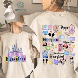 Disneyland Happiest Place On Earth PNG File, Disneyland Castle, Disney Mickey And Friends, Magic Kingdom, Family Trip Vacation, Instant Download