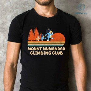 Bluey Mum Dad Climbing Club Png, Bluey Mom Dad Life Png, Bluey Bingo PNG Design Shirt, Family and Friends PNG, Instant Download